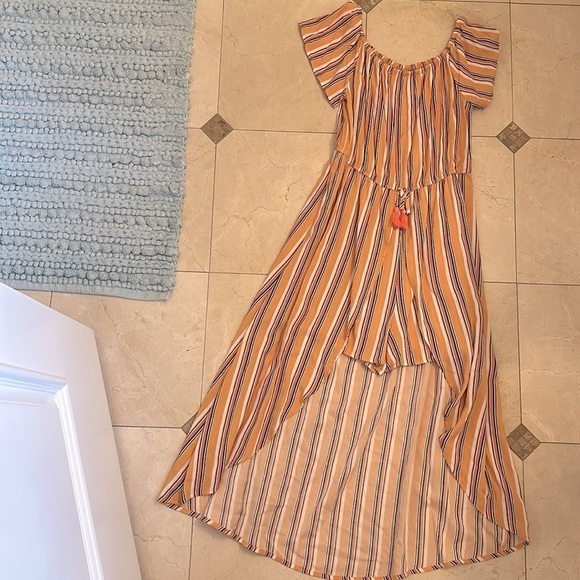 ❤️ 🆕 ART CLASS Girls Yellow Romper size large - Picture 3 of 7